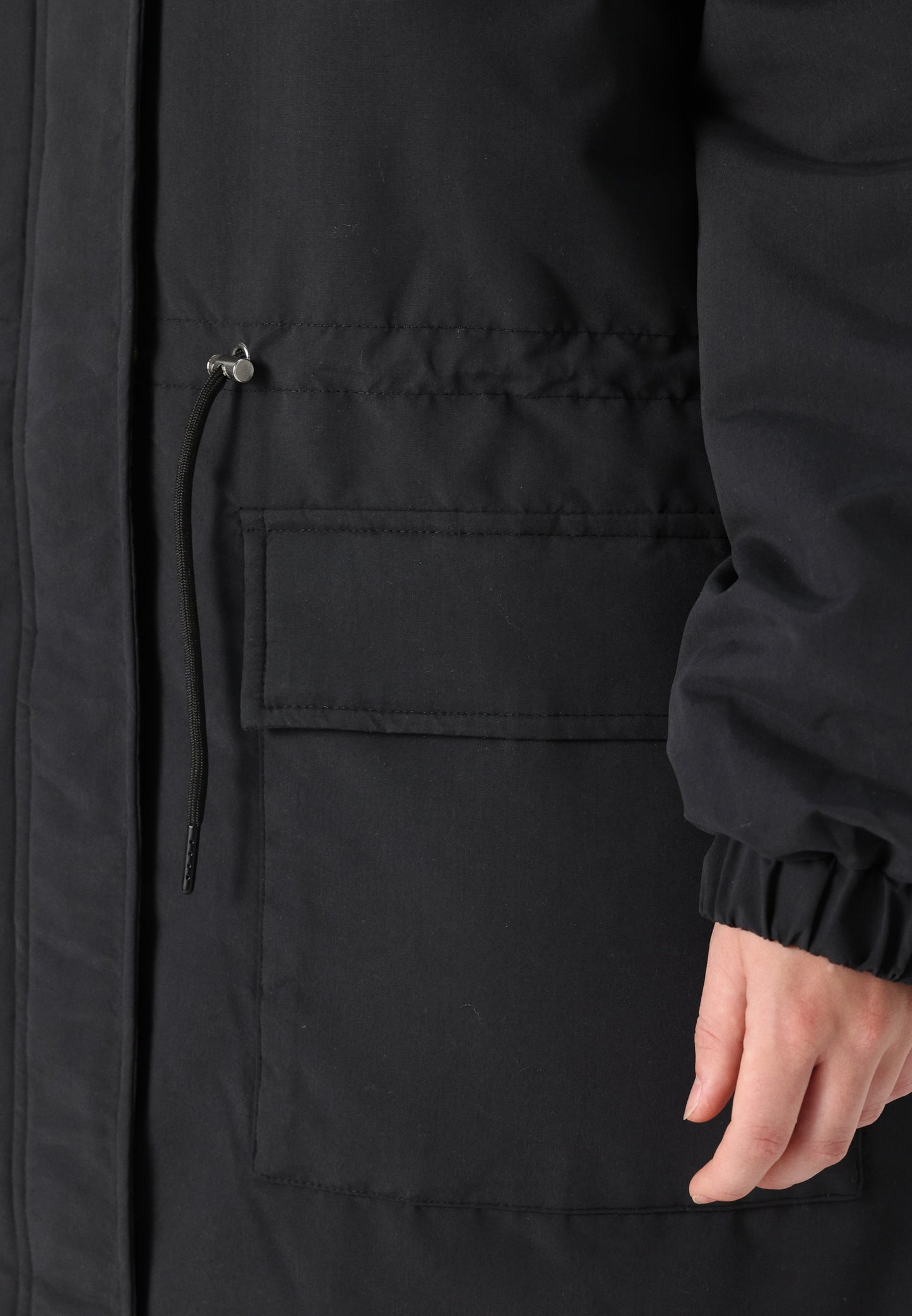 Vero Moda Curve VMCALMA - Parka - Black