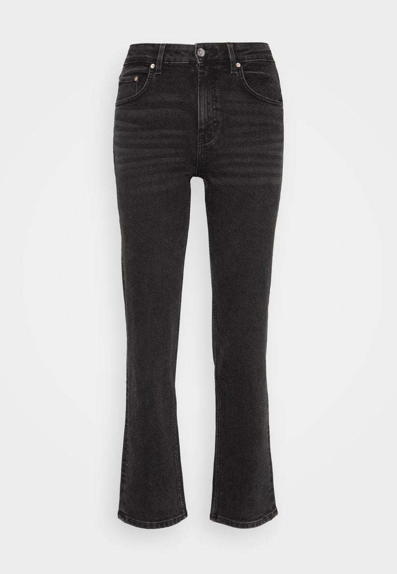 Gina Tricot STRAIGHT STRETCH - Jeans Straight Leg - Black