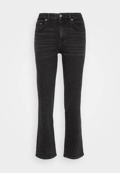 Gina Tricot STRAIGHT STRETCH - Jeans Straight Leg - Black