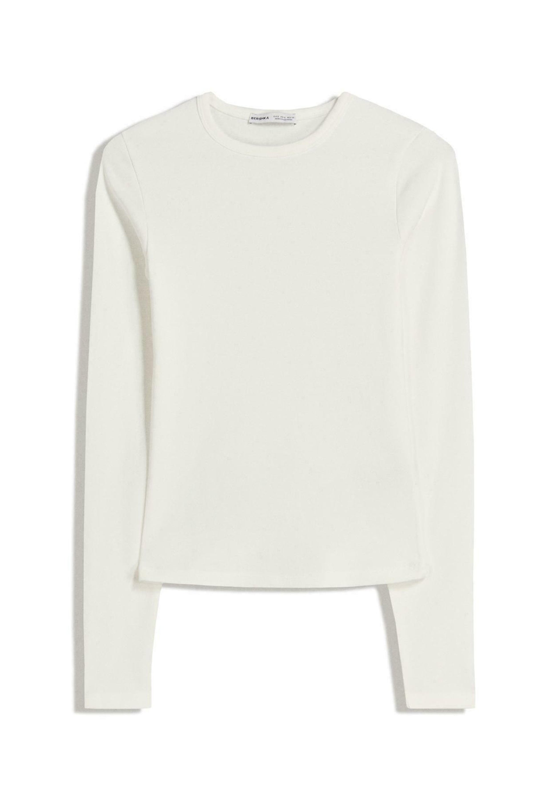 BERSHKA Long Sleeved Top - Royal Blue
