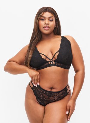  G-STRING MIT SPITZE - String - Black