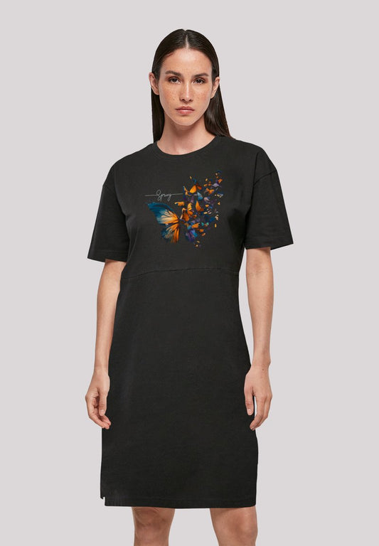 F4NT4STIC SCHMETTERLING FRÜHLINGS - Jerseykleid - Schwarz