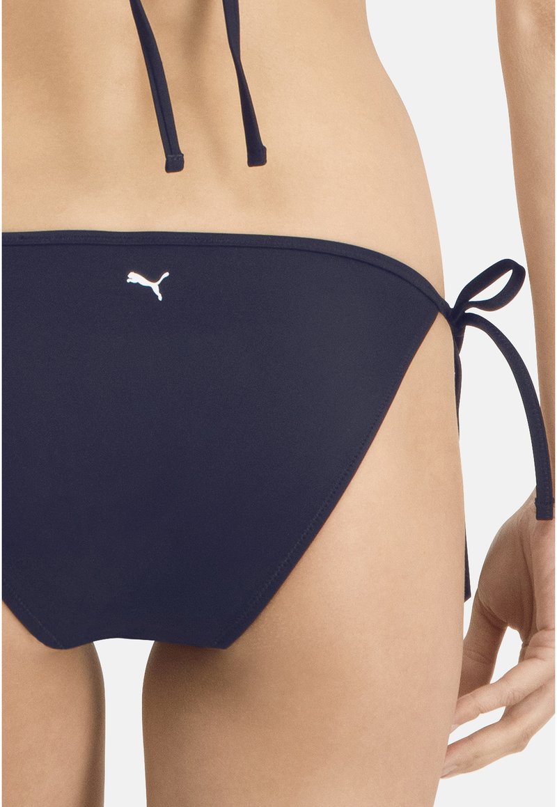 Puma SWIM SIDE TIE BIKINI BOTTOM 1P - Bikini-Hose - Navy