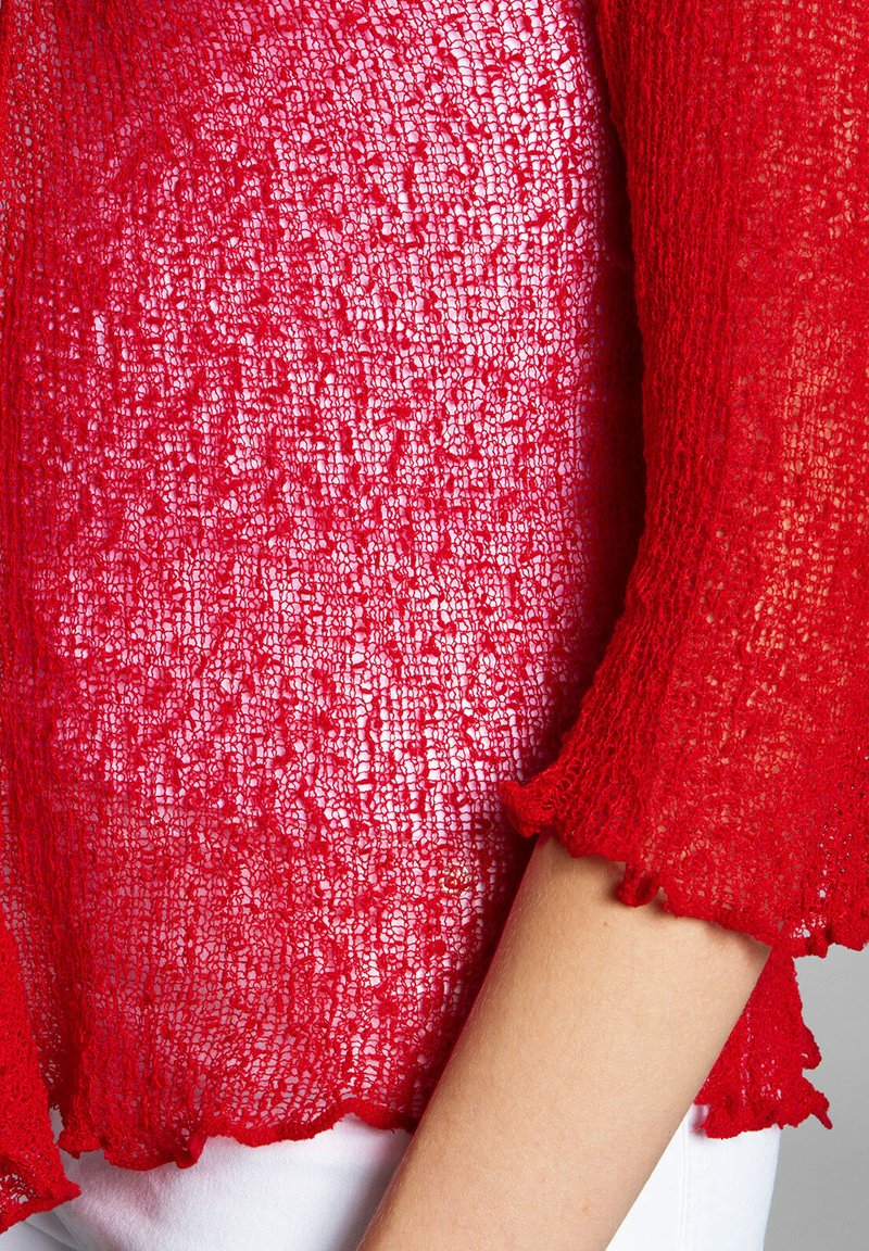  Strickjacke - Rot
