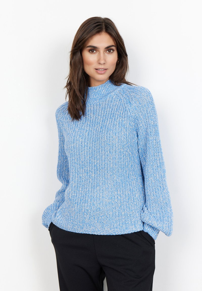 Soyaconcept SC-REMONE 19� - Strickpullover - Bright Blue Melange