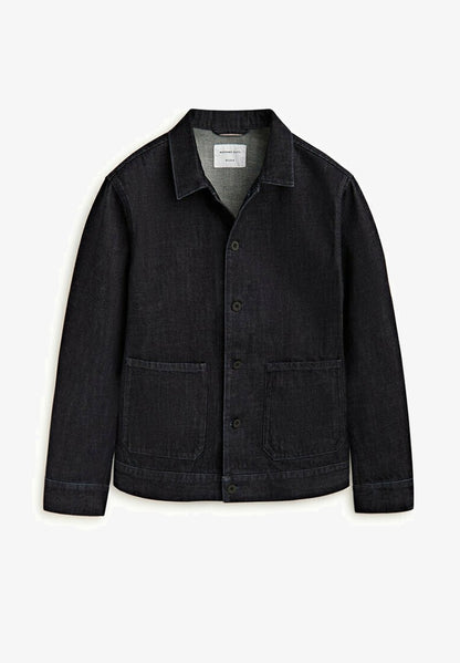 Massimo Dutti STUDIO-SELVEDGE - Jeansjacke - Blue