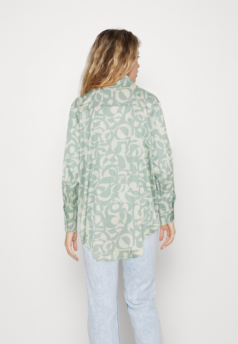 COLOURFUL REBEL OLET SWIRL DOWN - Hemdbluse - Light Mint