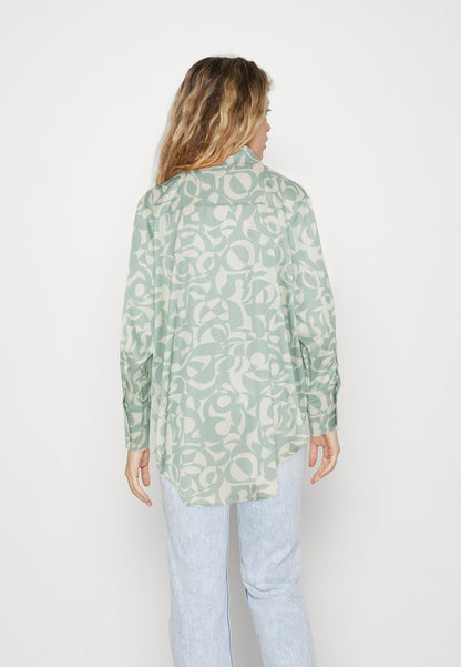 COLOURFUL REBEL OLET SWIRL DOWN - Hemdbluse - Light Mint