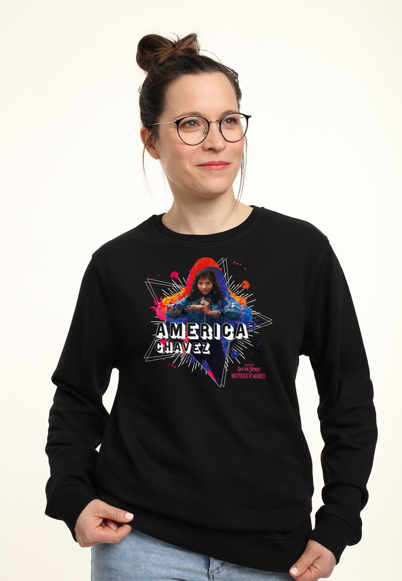 Henry Tiger DOCTOR STRANGE 2 CHAVEZ PAINT - Sweatshirt - Black