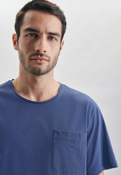 Seidensticker Nachtwäsche Shirt - Blue