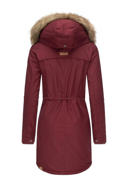 Ragwear TAWNY - Wintermantel - Wine Red