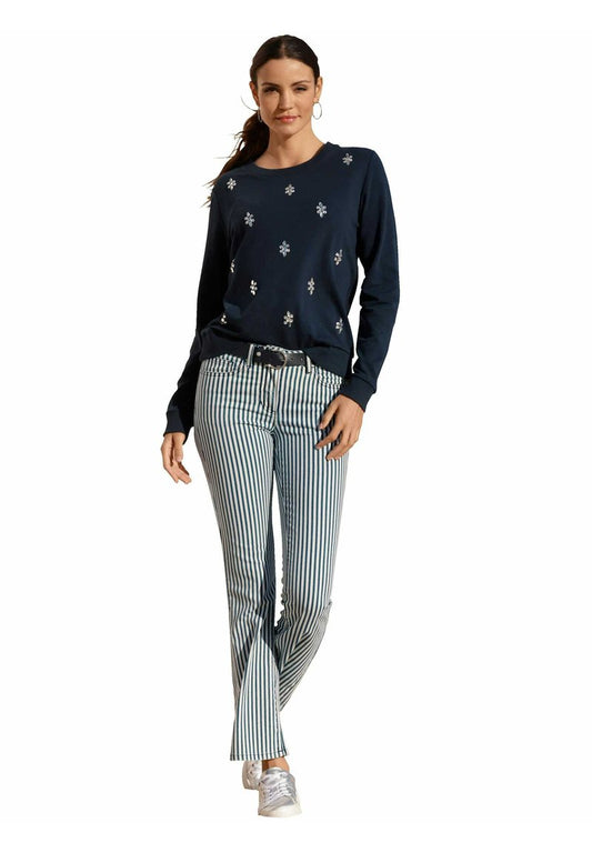  Sweatshirt - Marineblau