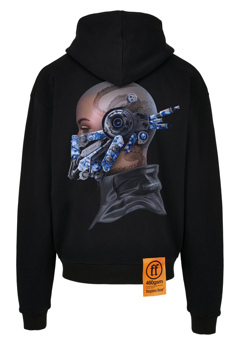  THE MASK ULTRA HEAVY COTTON BOX HOODY - T-Shirt Print - Black