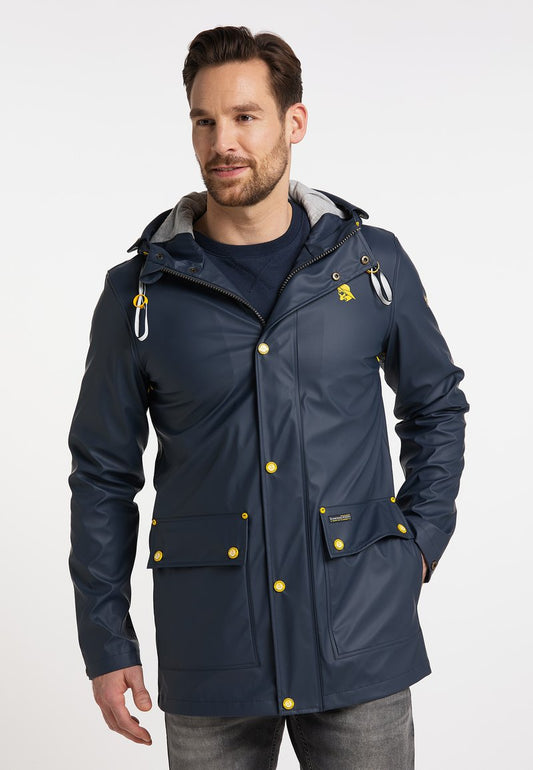 Schmuddelwedda INCUS - Parka - Marine Hellgrau Melange