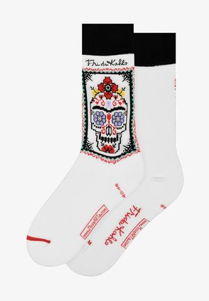  BANKSY GRAFFITI LIZZIE STARDUST - Socken - White