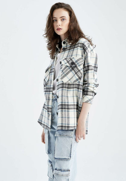 DeFacto Leichte Jacke - Blue