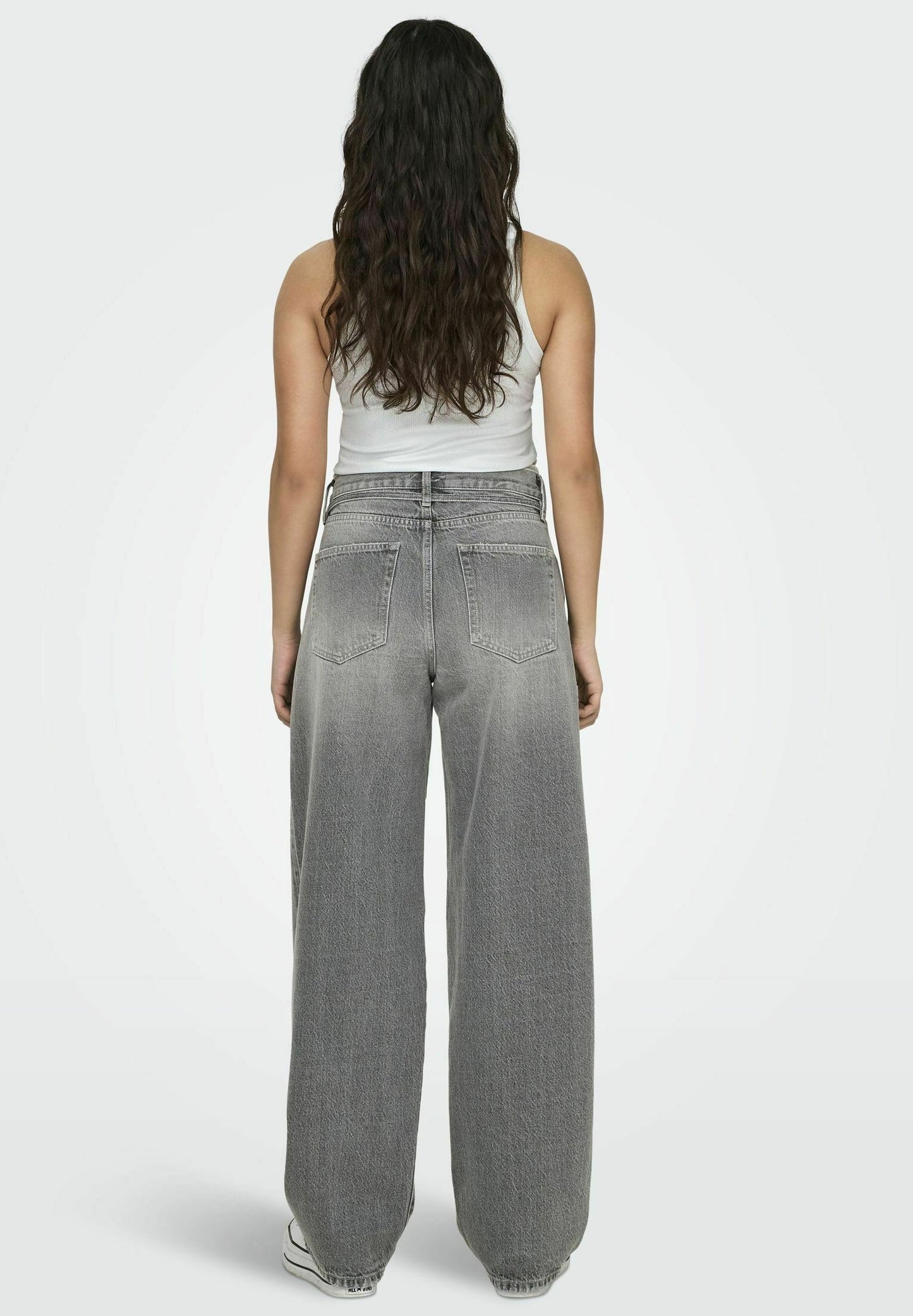 ONLY BALLON SCHNITT MITTLERE TAILLE - Wide Leg - Medium Grey Denim