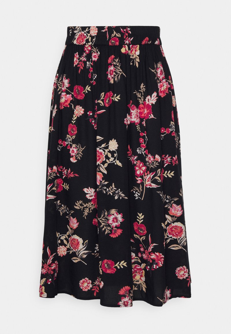 Pieces Petite PCNYA MIDI SKIRT - A-Linien-Rock - Beetroot Purple