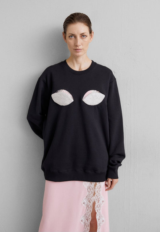Christopher Kane THE GOODBYE - Sweatshirt - Black