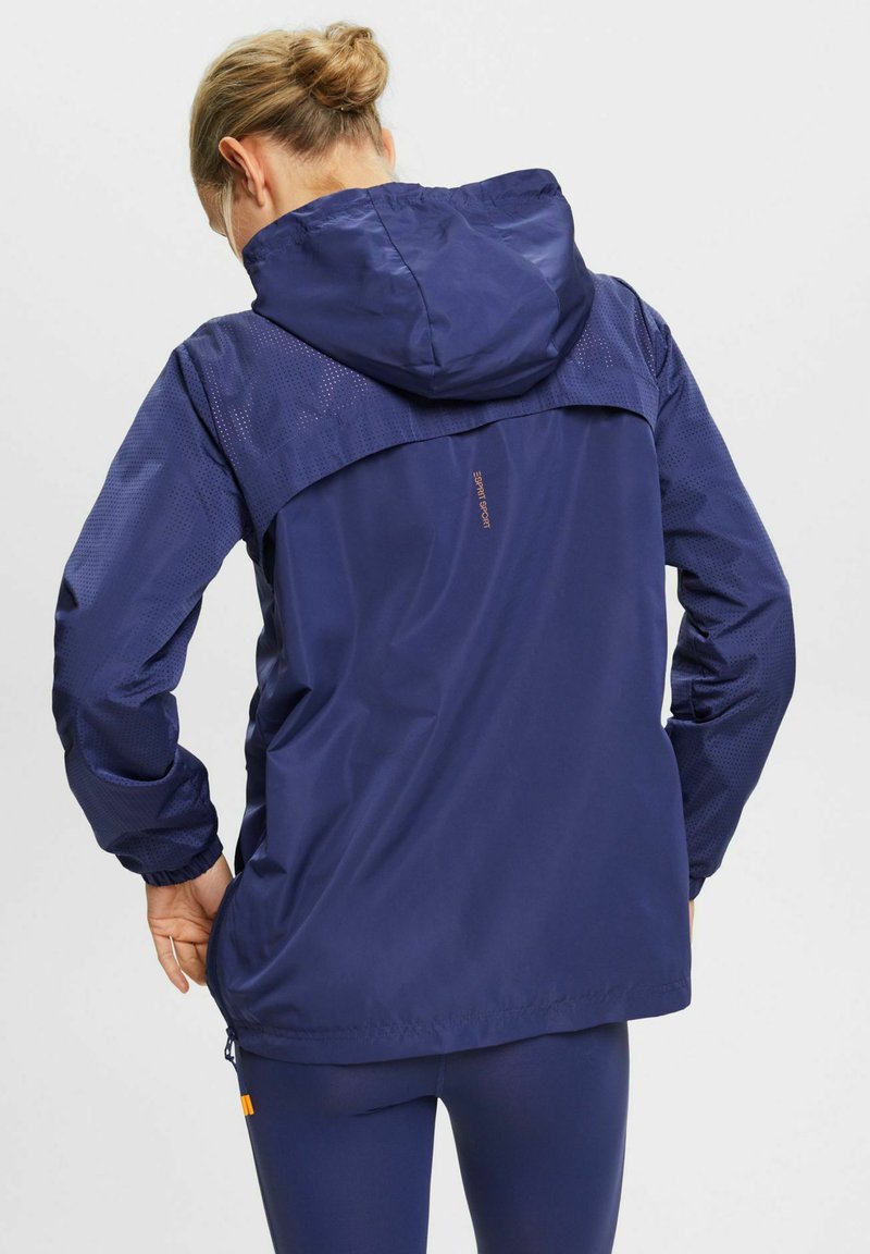  MIT HALBLANGEM ZIPPER - Windbreaker - Navy