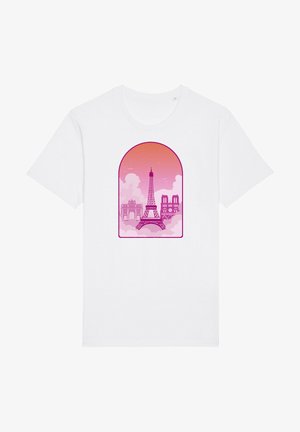  ADDICTED TO MUSIC - T-Shirt Print - White