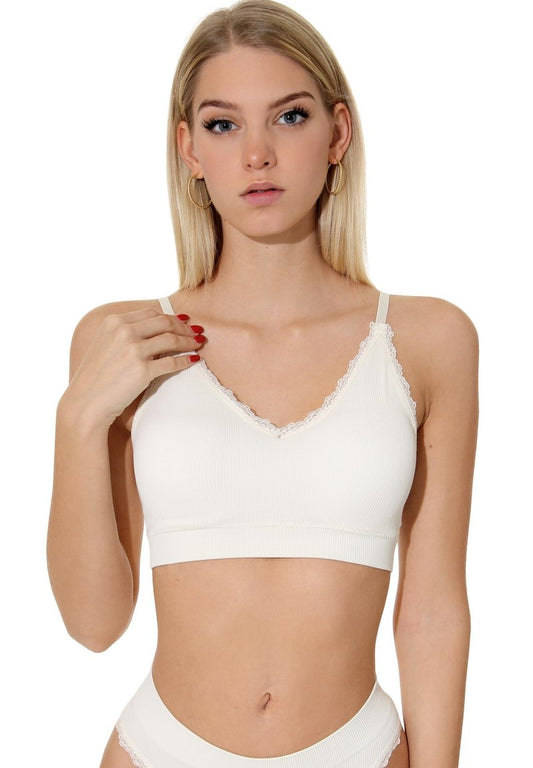  MIT COLLECTION - Bustier - Weiss