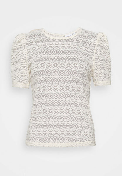Vila VICHIKKA PUFF O NECK - Bluse - Green Milieu