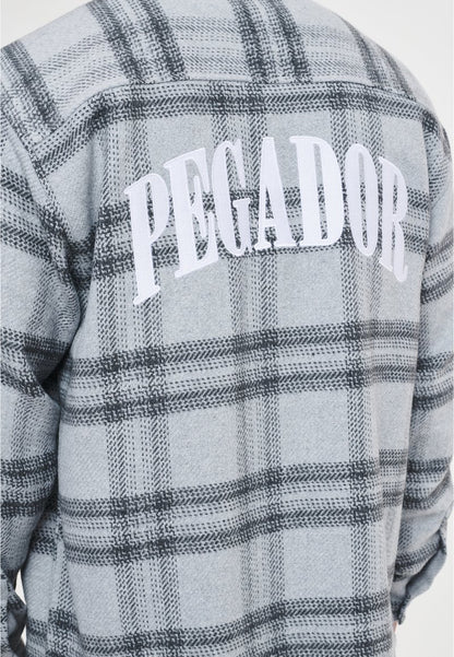 Pegador BALE EMBROIDERY ZIP SHIRT UNISEX - Hemdbluse - Cloud Grey