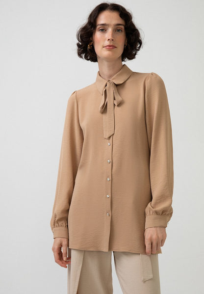  FOULARD COLLAR - Hemdbluse - Beige