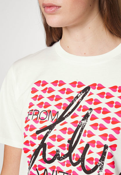  GATTINI - T-Shirt Print - Bianco
