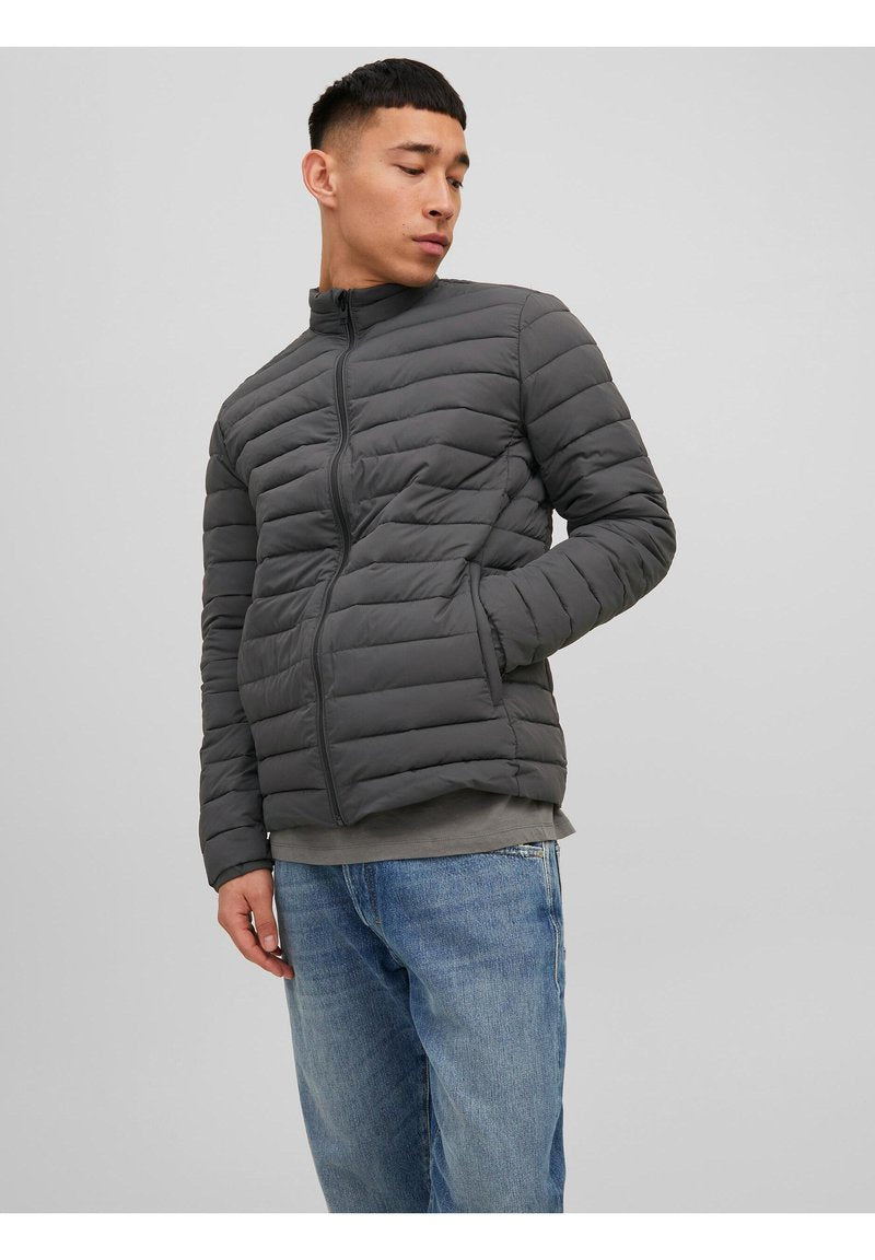 JACK&JONES Premium JJERECYCLE PUFFER COLLAR - Weste - Asphalt