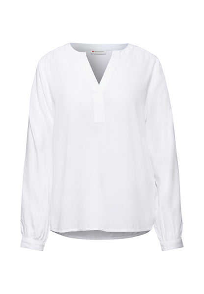 STREET ONE SPLIT NECK - Blouse - Grün