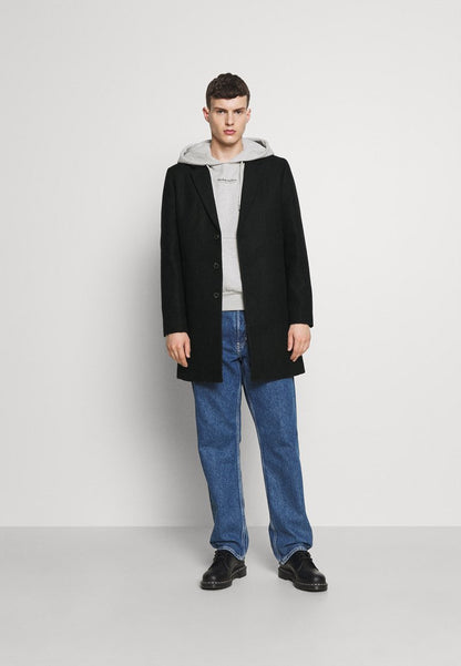 Jack & Jones JJEMOULDER COAT - Klassischer Mantel - Dark Grey