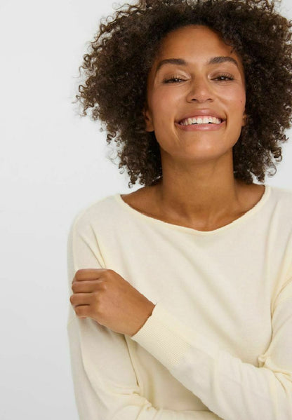 Vero Moda VMKARIS BOATNECK BOXY - Strickpullover - Birch