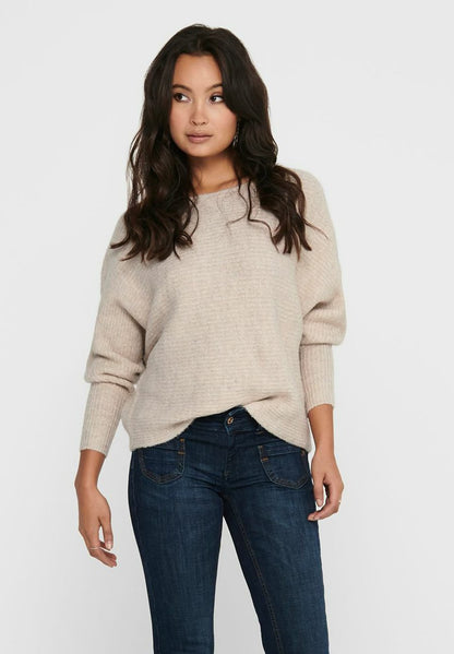 ONLY ONLDANIELLA L/S NOOS - Jumper - Ecru