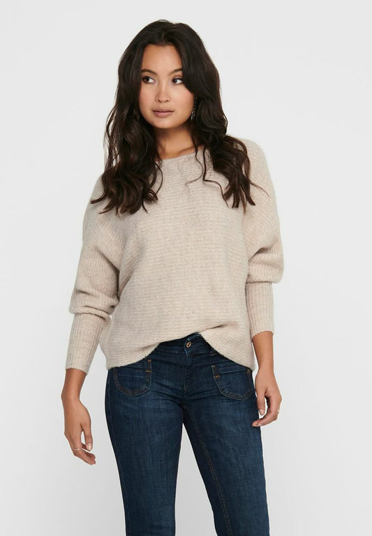 ONLY ONLDANIELLA L/S NOOS - Jumper - Ecru
