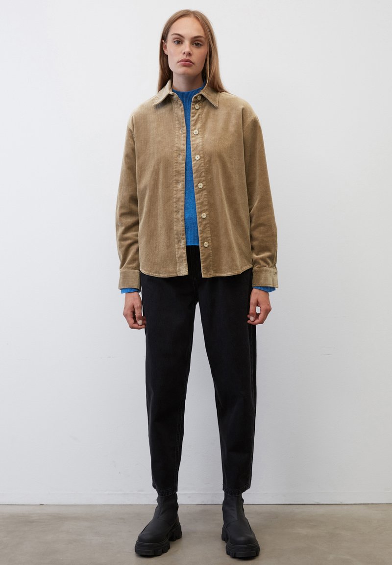 Marc O'Polo DENIM BLOUSE LONGSLEEVE - Hemdbluse - Brown Rye