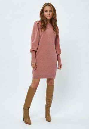  CHILLY - Strickkleid - Tummanharmaa