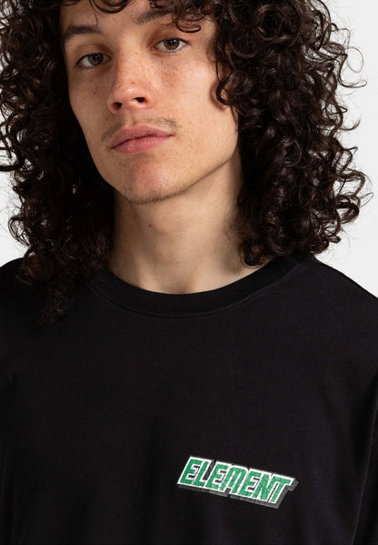 Element DIGITAL OUTDOOR - T-Shirt Print - Flint Black