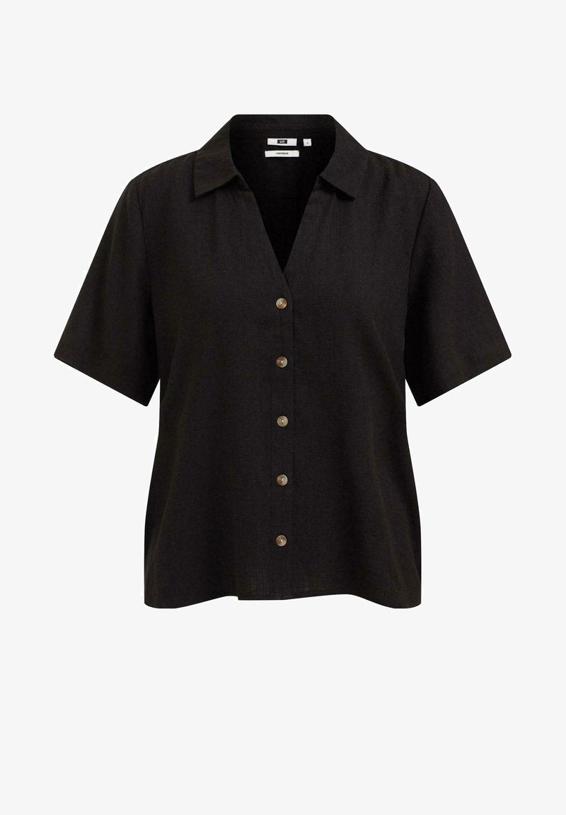 WE FASHION VAN MIX - Hemdbluse - Black