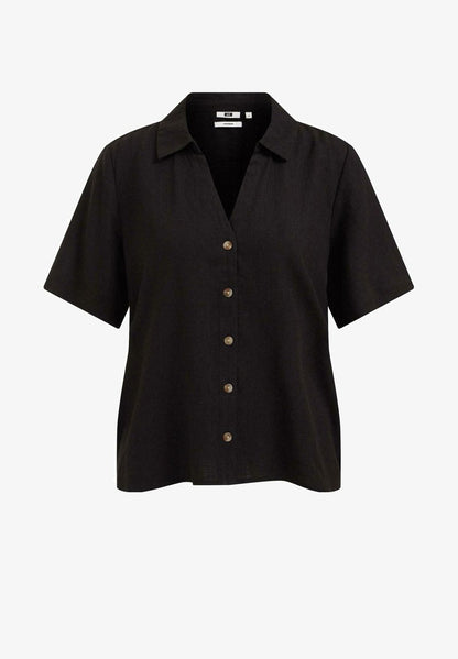 WE FASHION VAN MIX - Hemdbluse - Black