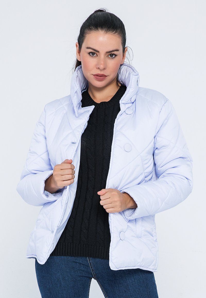  MIT STEHKRAGEN - Winterjacke - Lilac