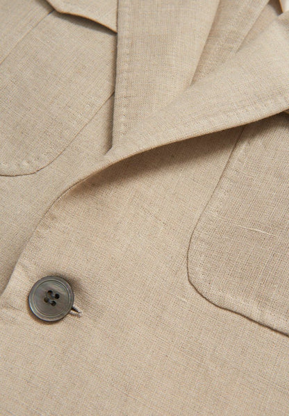 Oscar Jacobson FRISO SAFARI SOFT - Sakko - Natural Beige