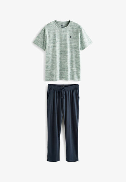 Next SET - Pyjama - Green Navy Blue