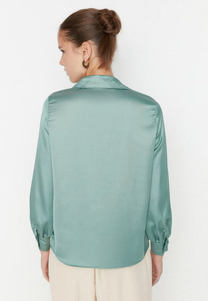 Trendyol Hemdbluse - Green