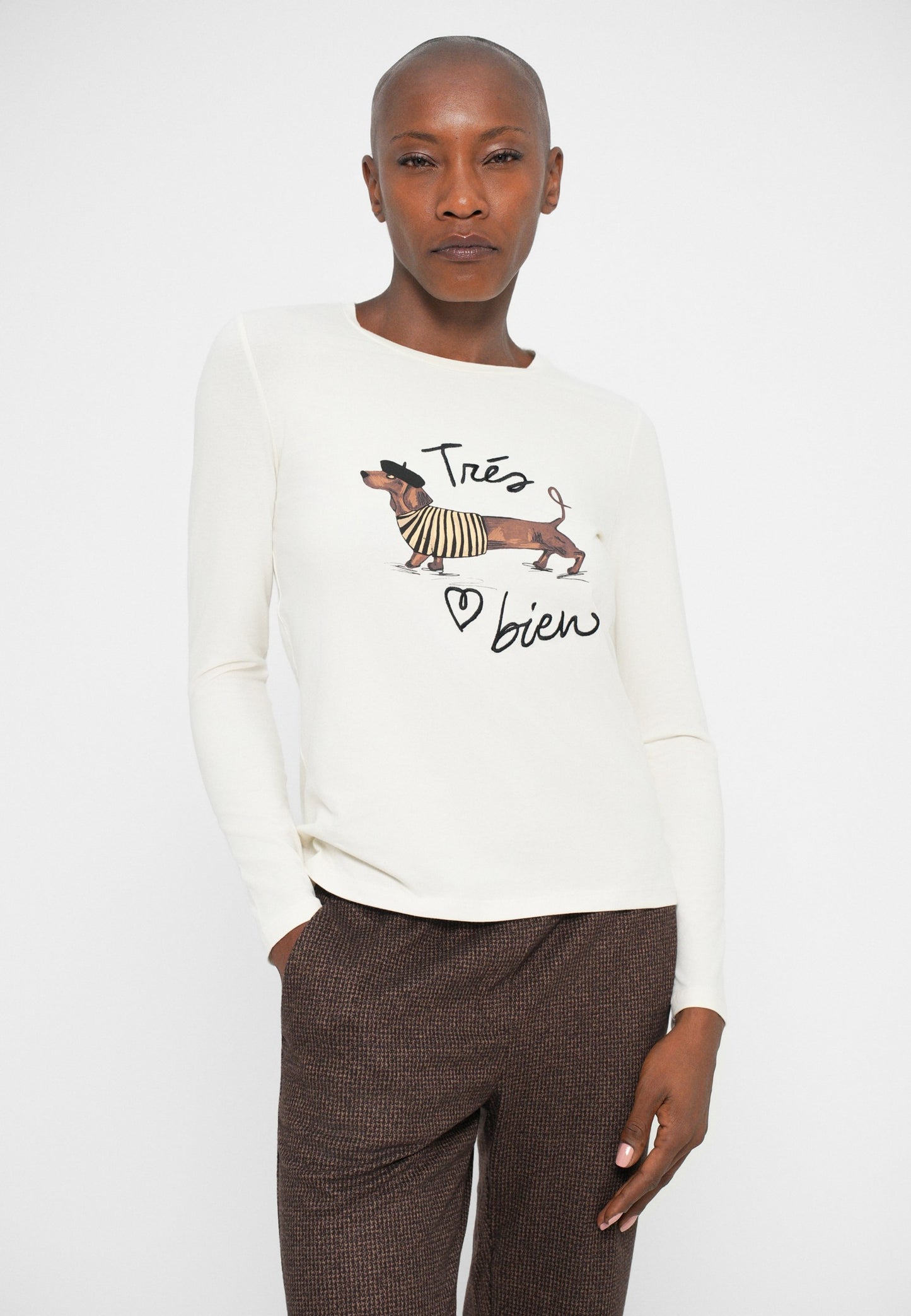  RENOIR - Long Sleeved Top - Ecru