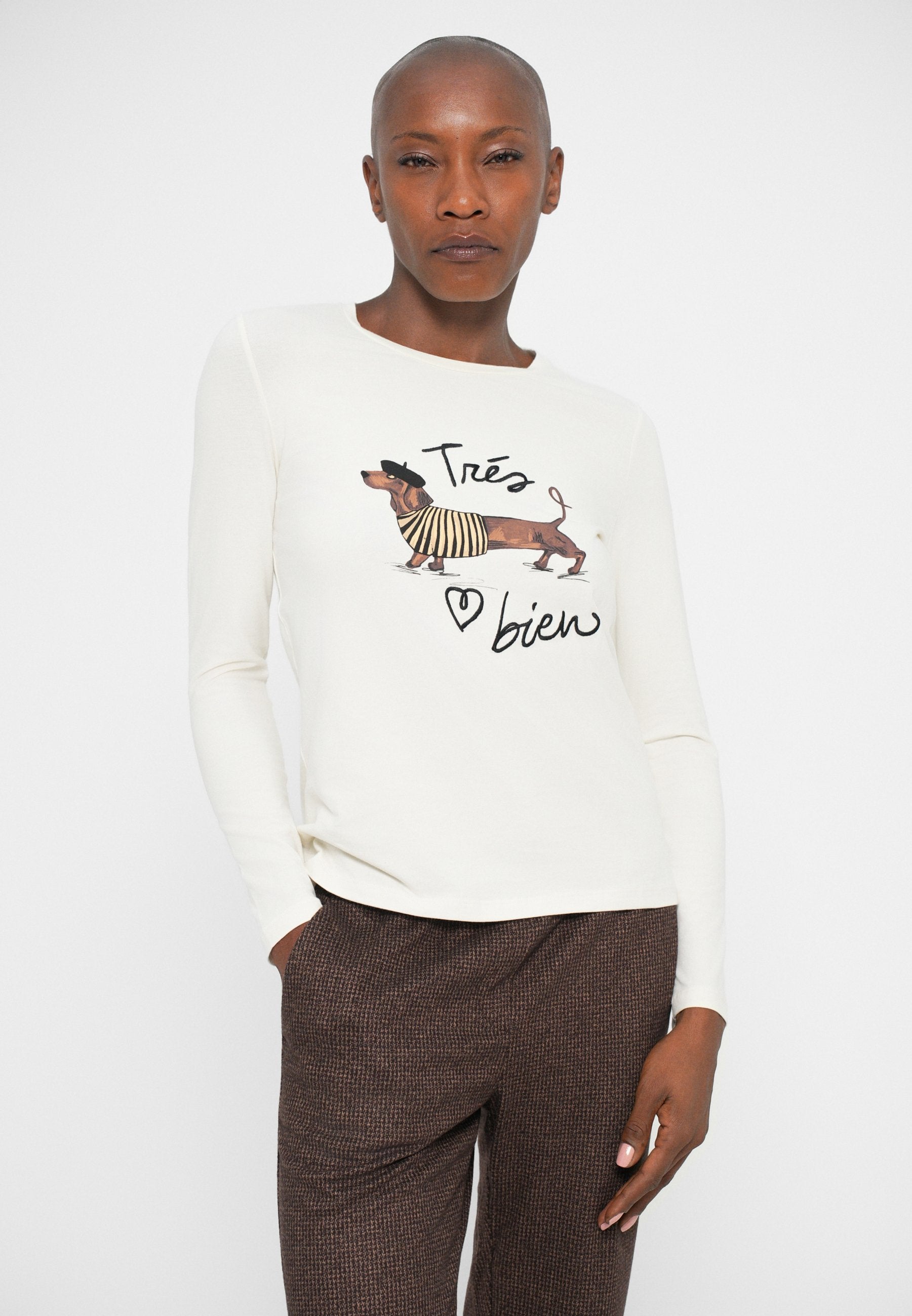  RENOIR - Long Sleeved Top - Ecru