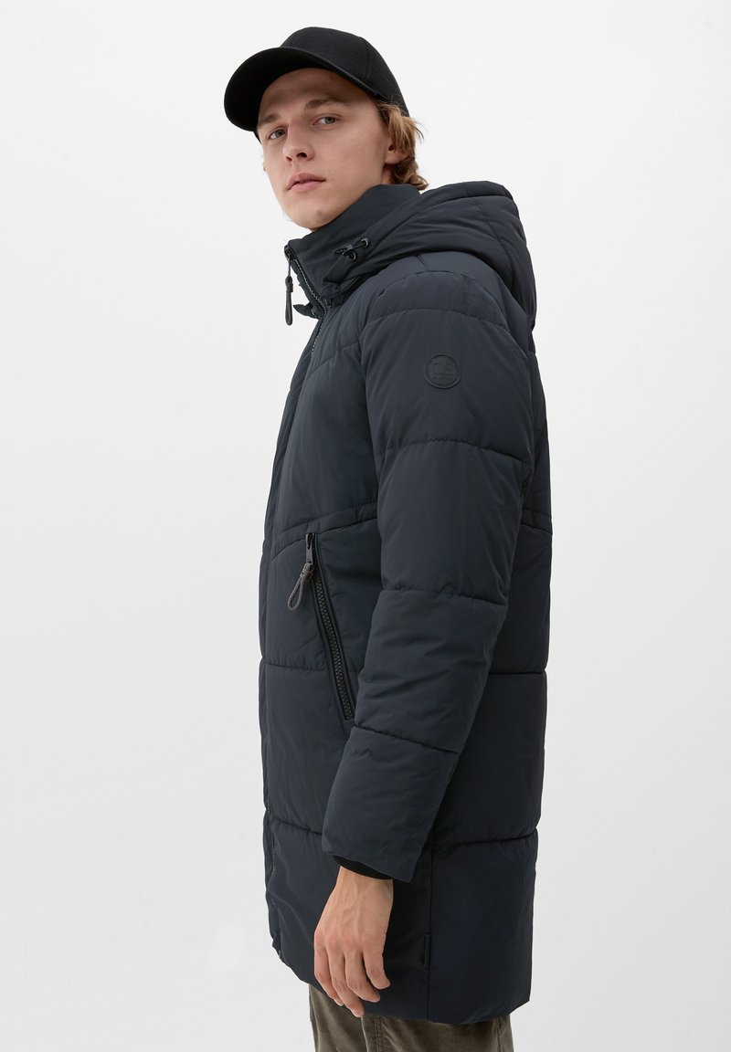 QS By S.Oliver MIT ABNEHMBARER KAPUZE - Wintermantel - Black