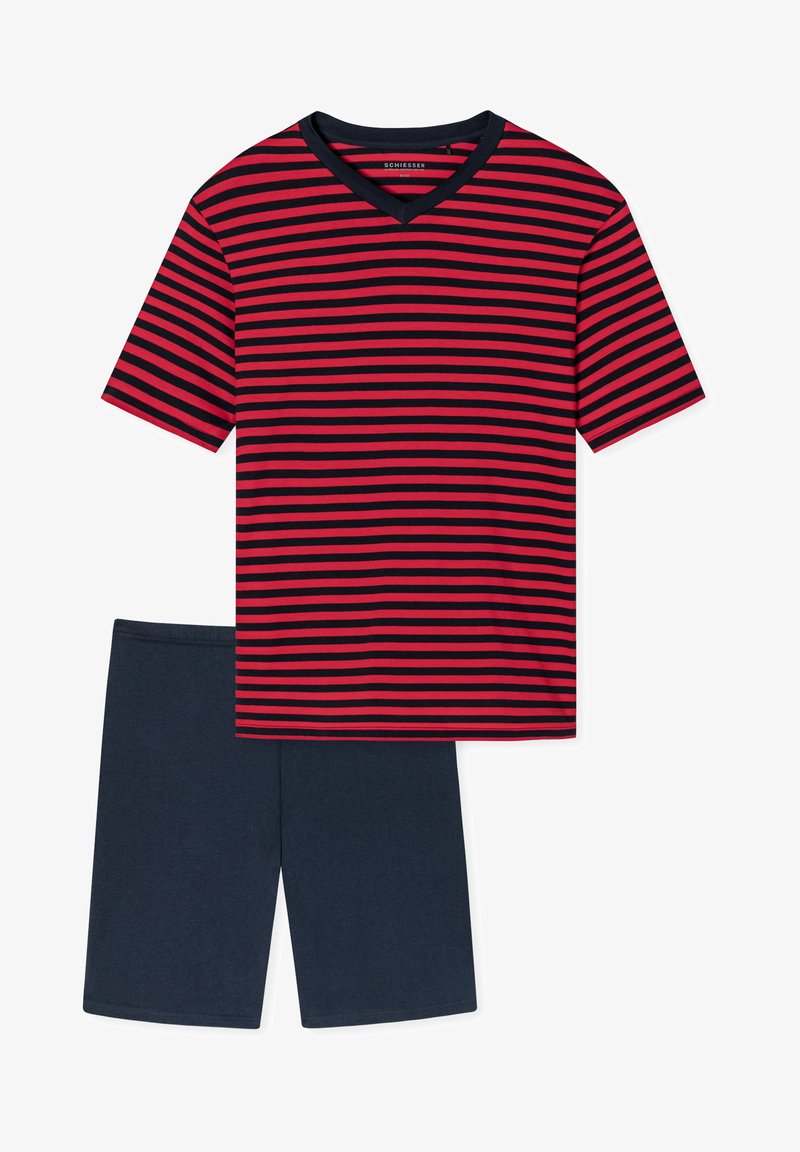 Schiesser ESSENTIALS - Nachtwäsche Set - Rot