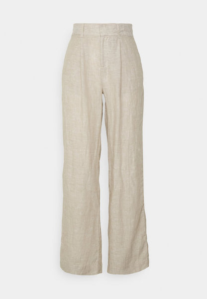  DENISE TROUSERS - Stoffhose - Beige